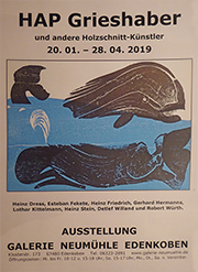 Galerie Neumühle - 2019 HAP Grieshaber und andere Holzschnitt-Künstler